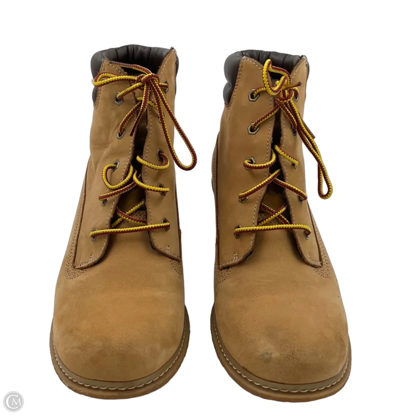 Boots Ankle Heels By Timberland In Brown, Size: 9
