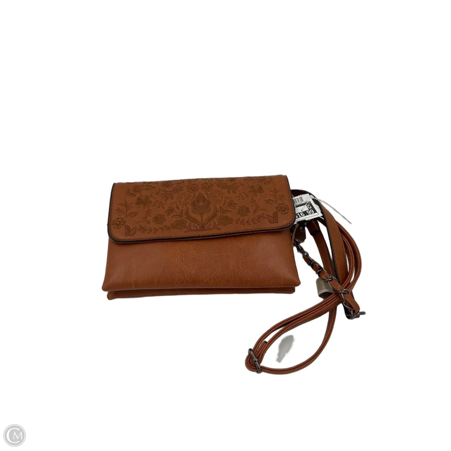 Crossbody Leather By Clothes Mentor, Size: Small