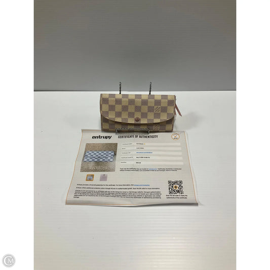 Wallet Luxury Designer By Louis Vuitton, Size: Large