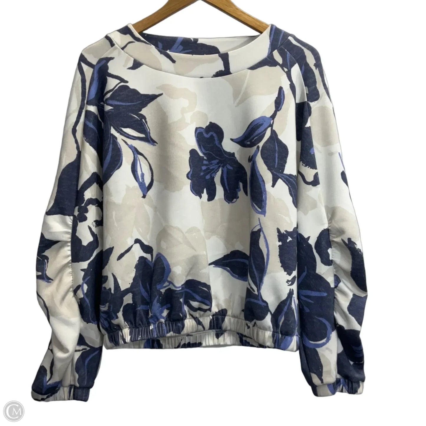 Sweatshirt Crewneck By Evereve In Blue, Size: M