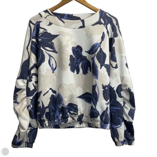 Sweatshirt Crewneck By Evereve In Blue, Size: M
