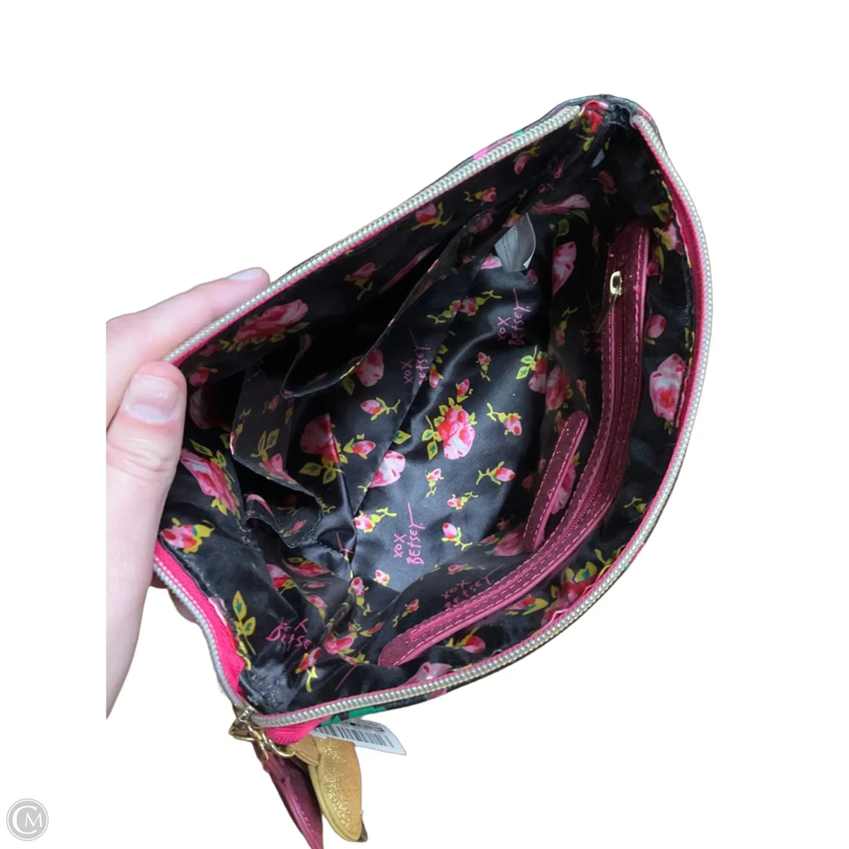 Makeup Bag By Betsey Johnson, Size: Small