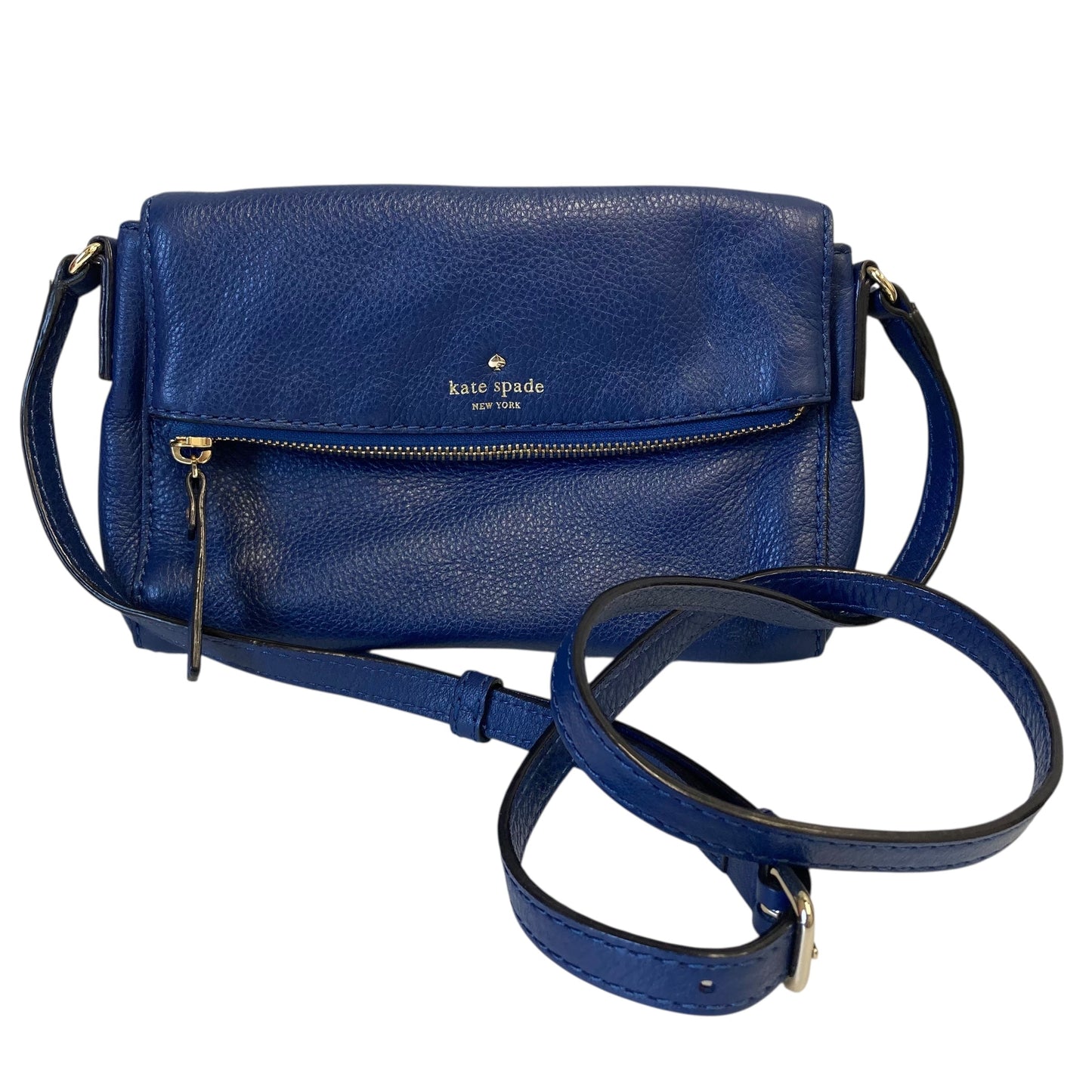 Crossbody Designer By Kate Spade In Blue, Size:Medium