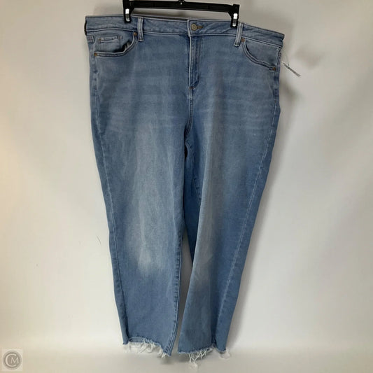 Jeans Straight By Sonoma In Blue Denim, Size: 18