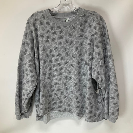 Sweatshirt Crewneck By Aerie In Grey, Size: S