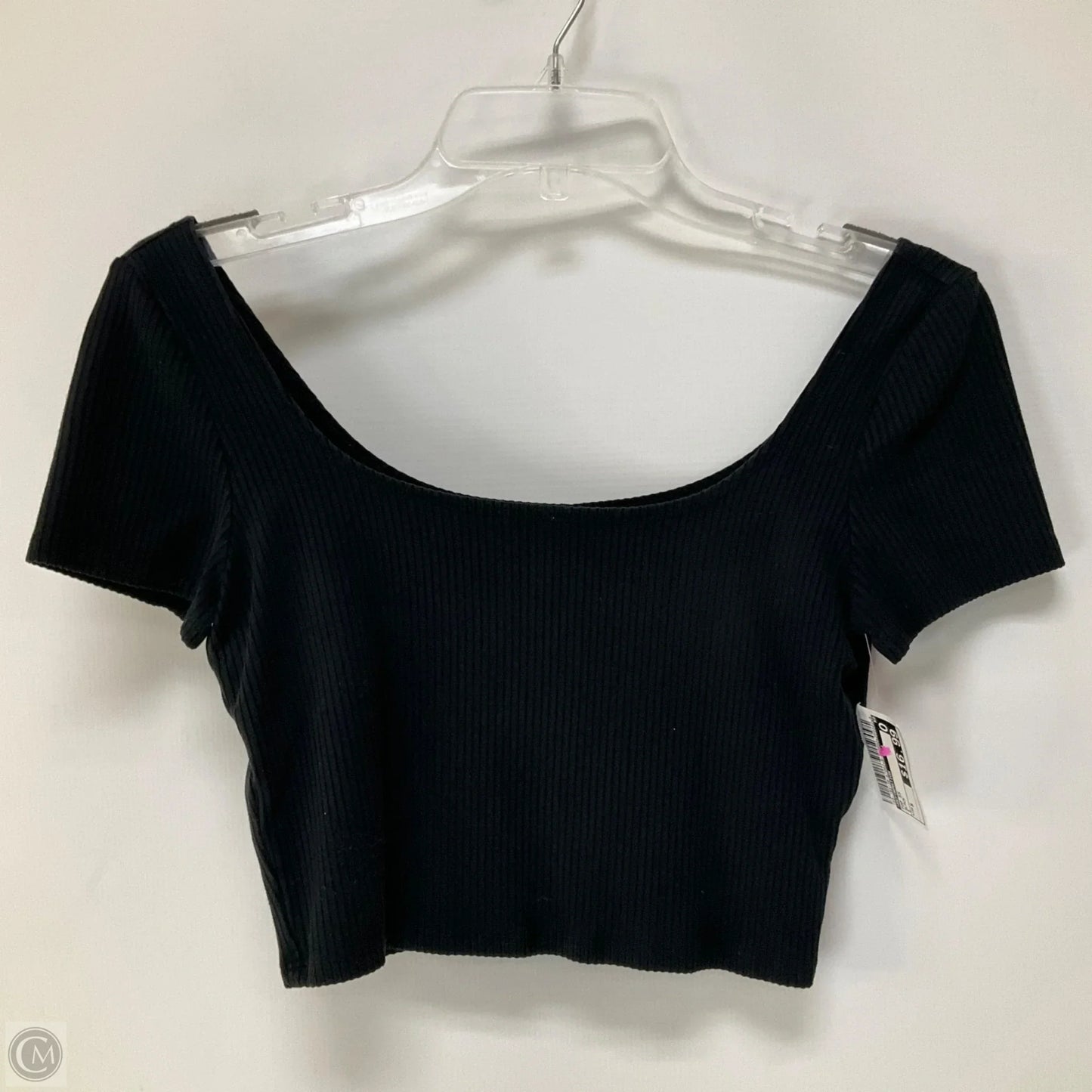 Top Short Sleeve By Reformation In Black, Size: S
