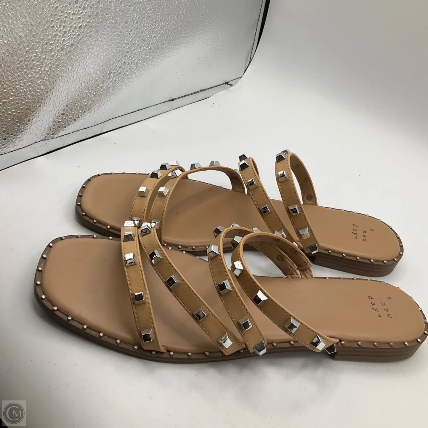 Sandals Flats By A New Day In Tan, Size: 11