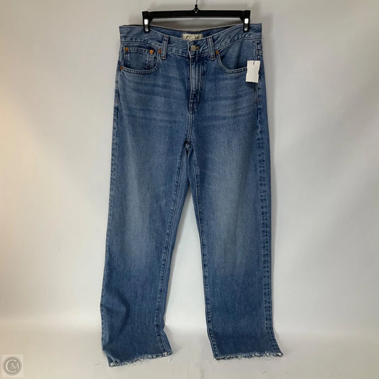 Jeans Straight By Madewell In Blue Denim, Size: 2