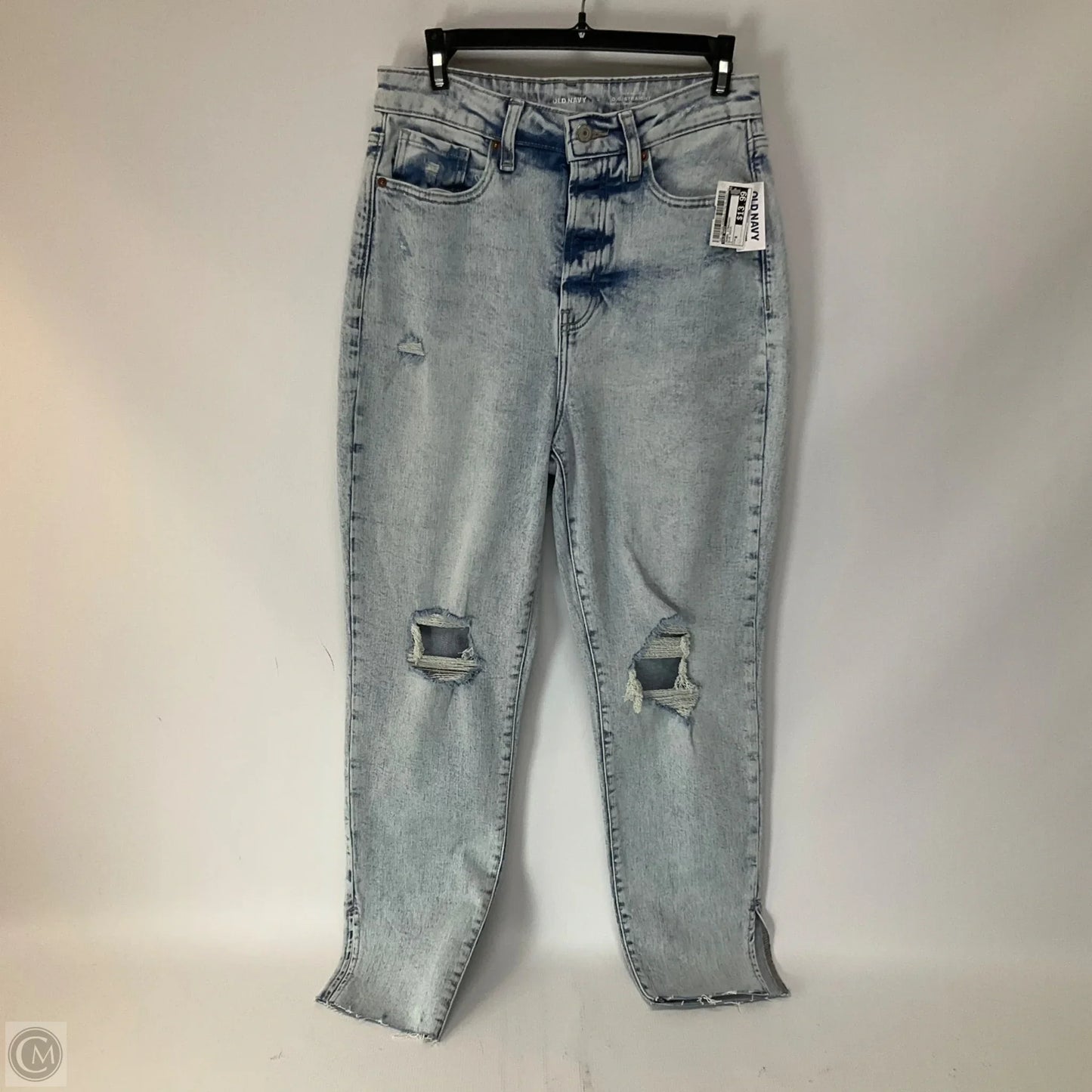 Jeans Straight By Old Navy In Blue Denim, Size: 6