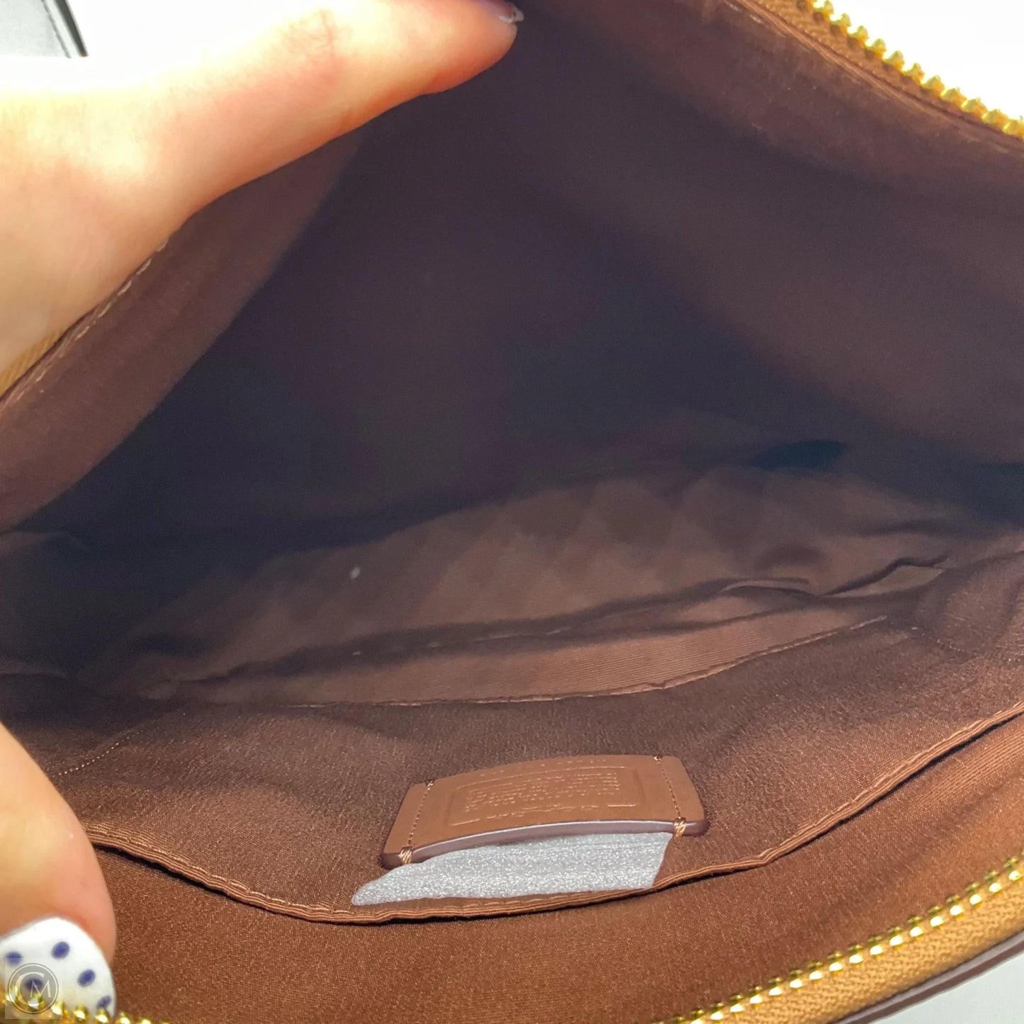 Crossbody Designer By Coach, Size: Medium