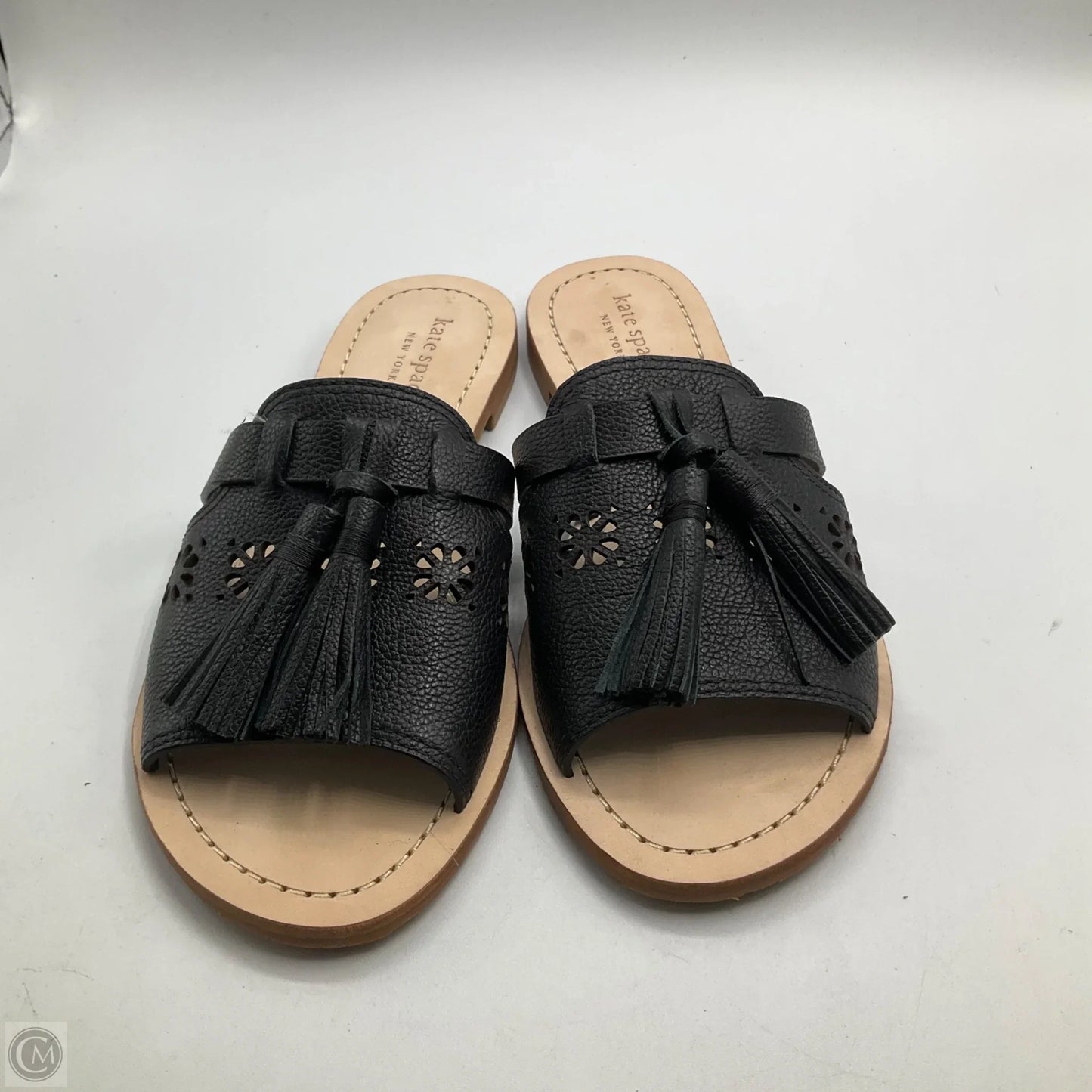Sandals Designer By Kate Spade In Black, Size: 6.5