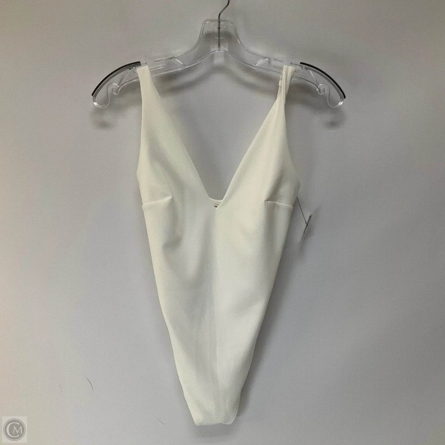 Top Sleeveless By Good American In White, Size: M