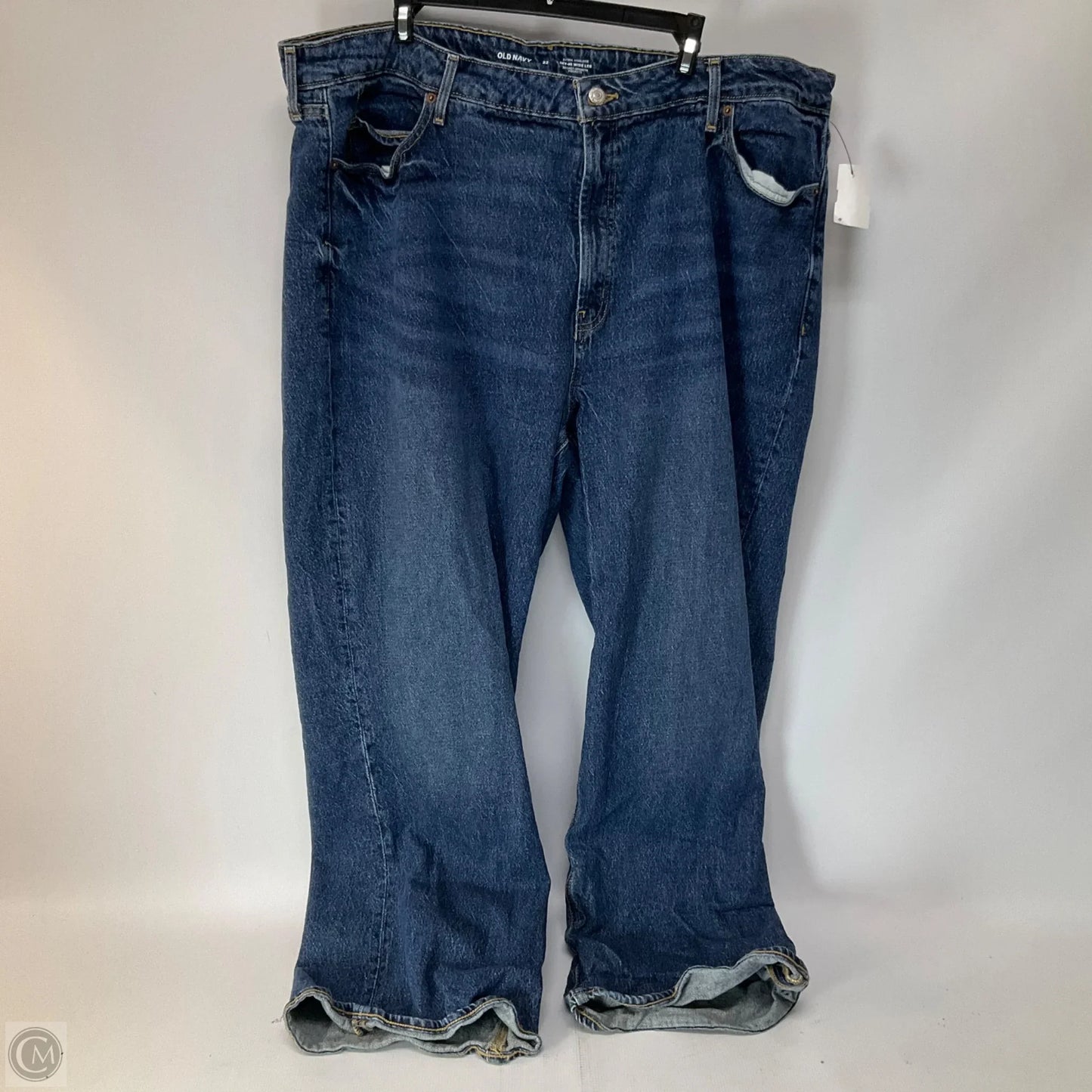 Jeans Wide Leg By Old Navy In Blue Denim, Size: 22