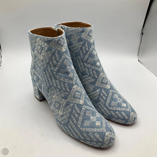 Boots Designer By Aquazzura In Blue, Size: 8.5