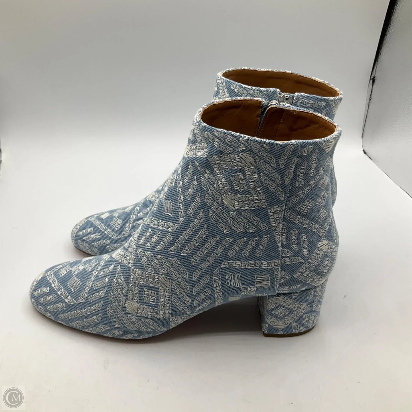 Boots Designer By Aquazzura In Blue, Size: 8.5