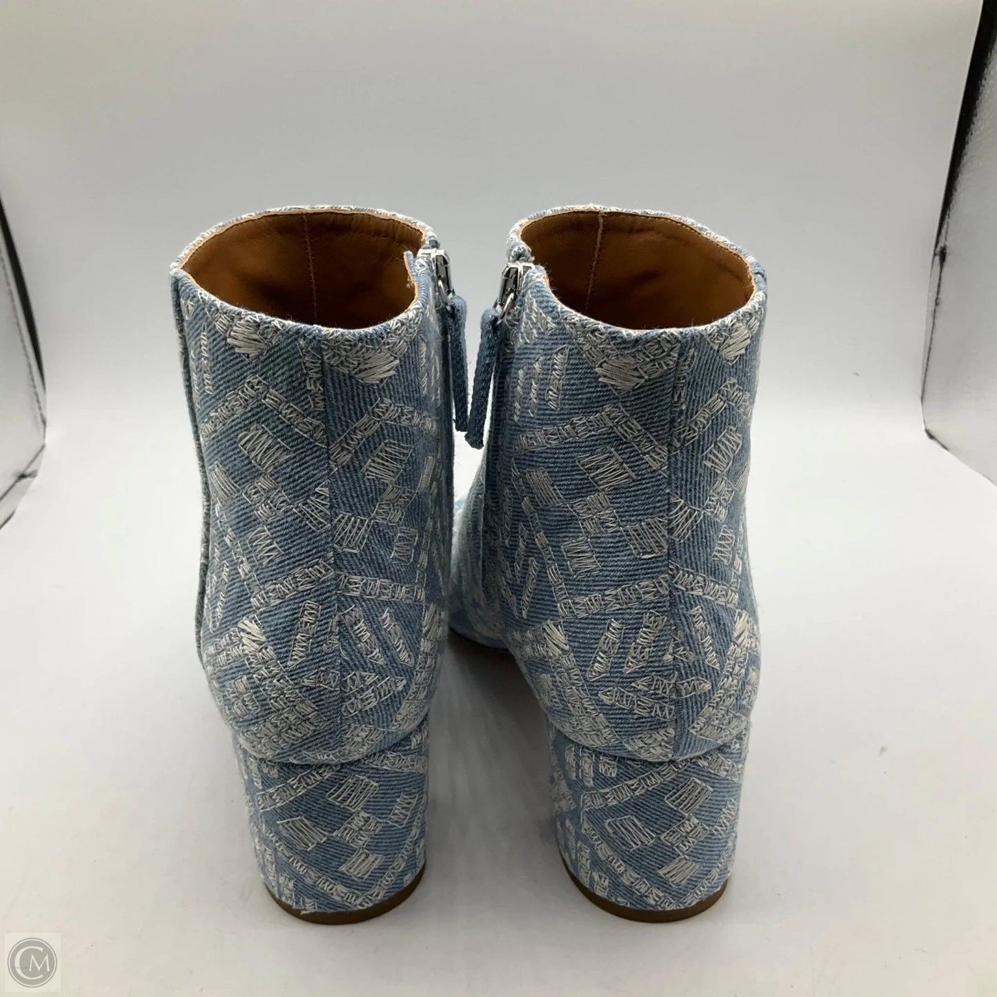 Boots Designer By Aquazzura In Blue, Size: 8.5