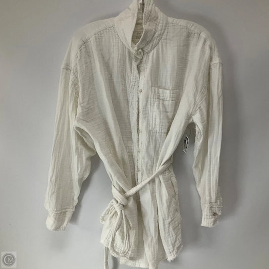 Top Long Sleeve By Aerie In White, Size: Xs