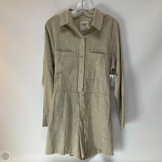 Romper By Abercrombie And Fitch In Tan, Size: M