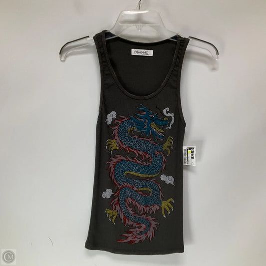 Top Sleeveless By Cma In Grey, Size: S