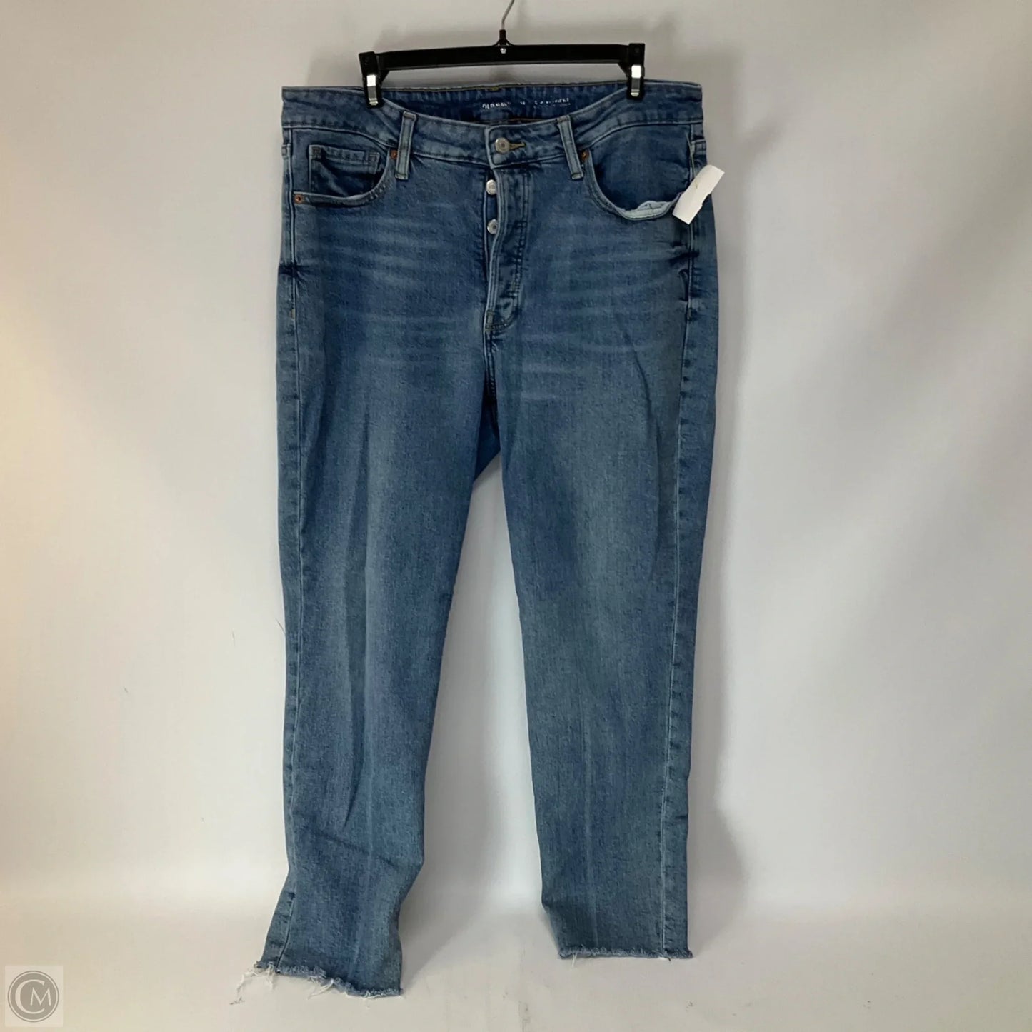 Jeans Straight By Old Navy In Blue Denim, Size: 14