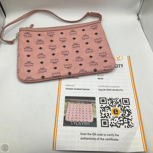 Wristlet Luxury Designer By Mcm, Size: Medium