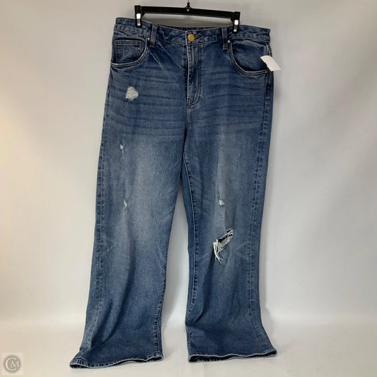 Jeans Straight By Kut In Blue Denim, Size: 10