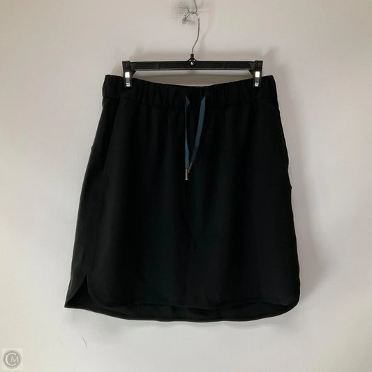 Athletic Skirt By Lululemon In Black, Size: 10