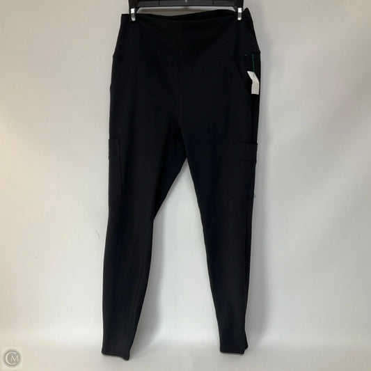 Athletic Leggings By Spyder In Black, Size: L