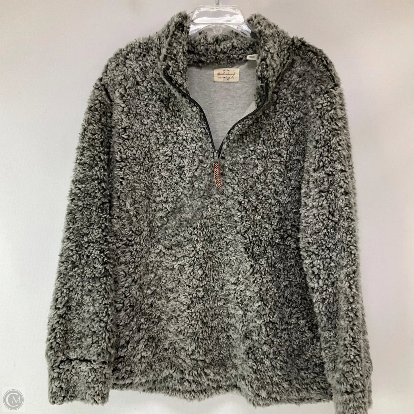 Jacket Fleece By Weatherproof In Grey, Size: Xl