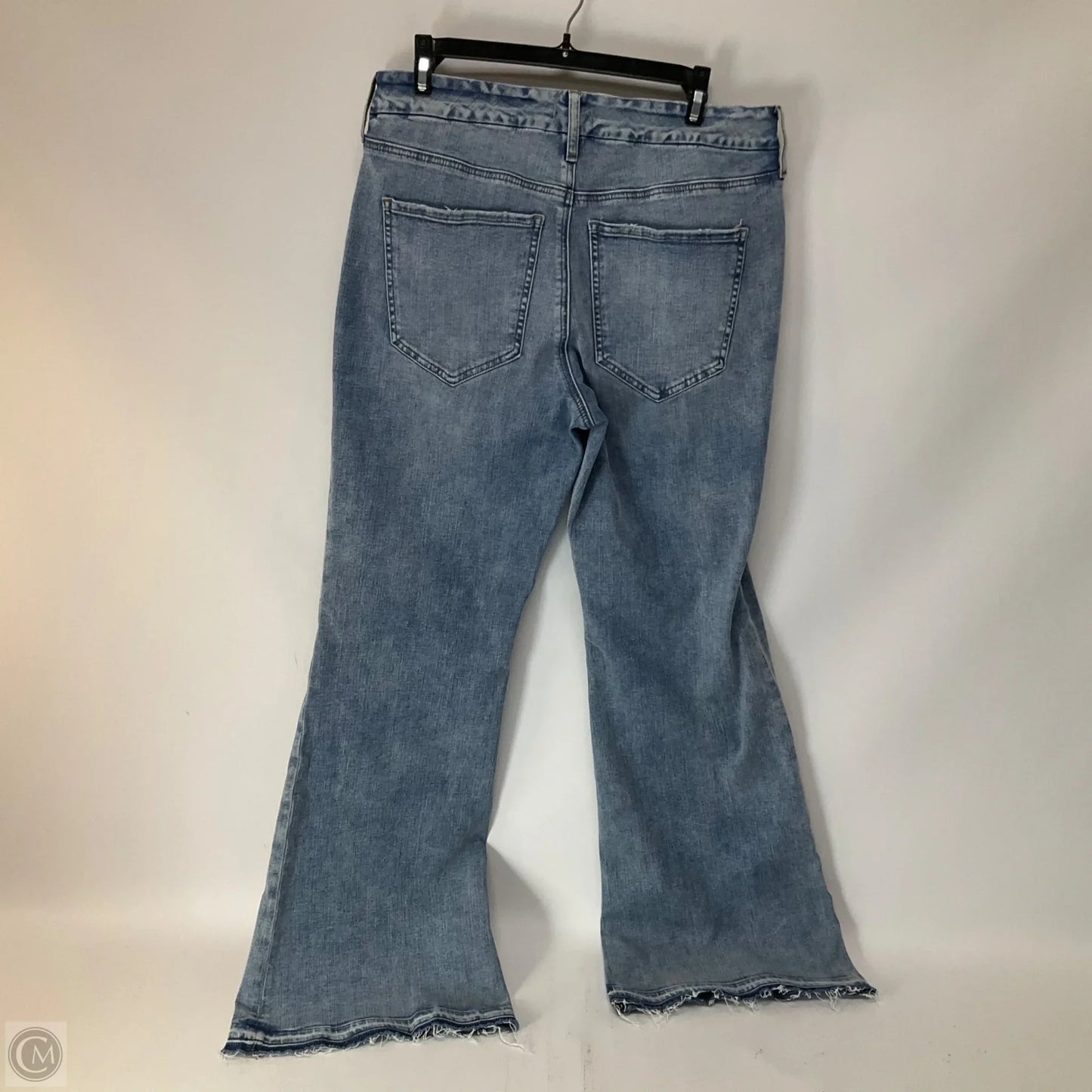 Jeans Flared By Express In Blue Denim, Size: 12