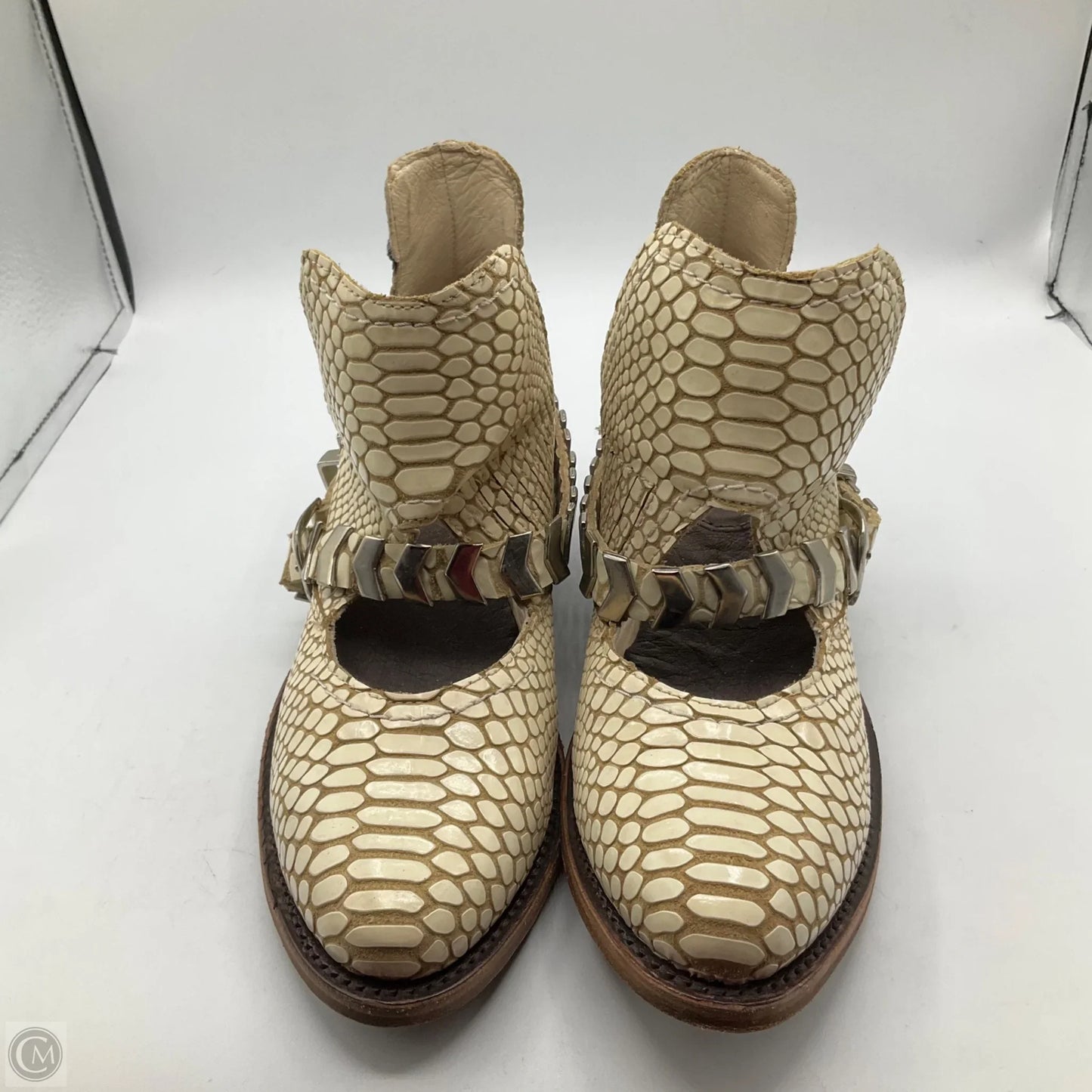 Shoes Heels Block By Freebird In Tan, Size: 7