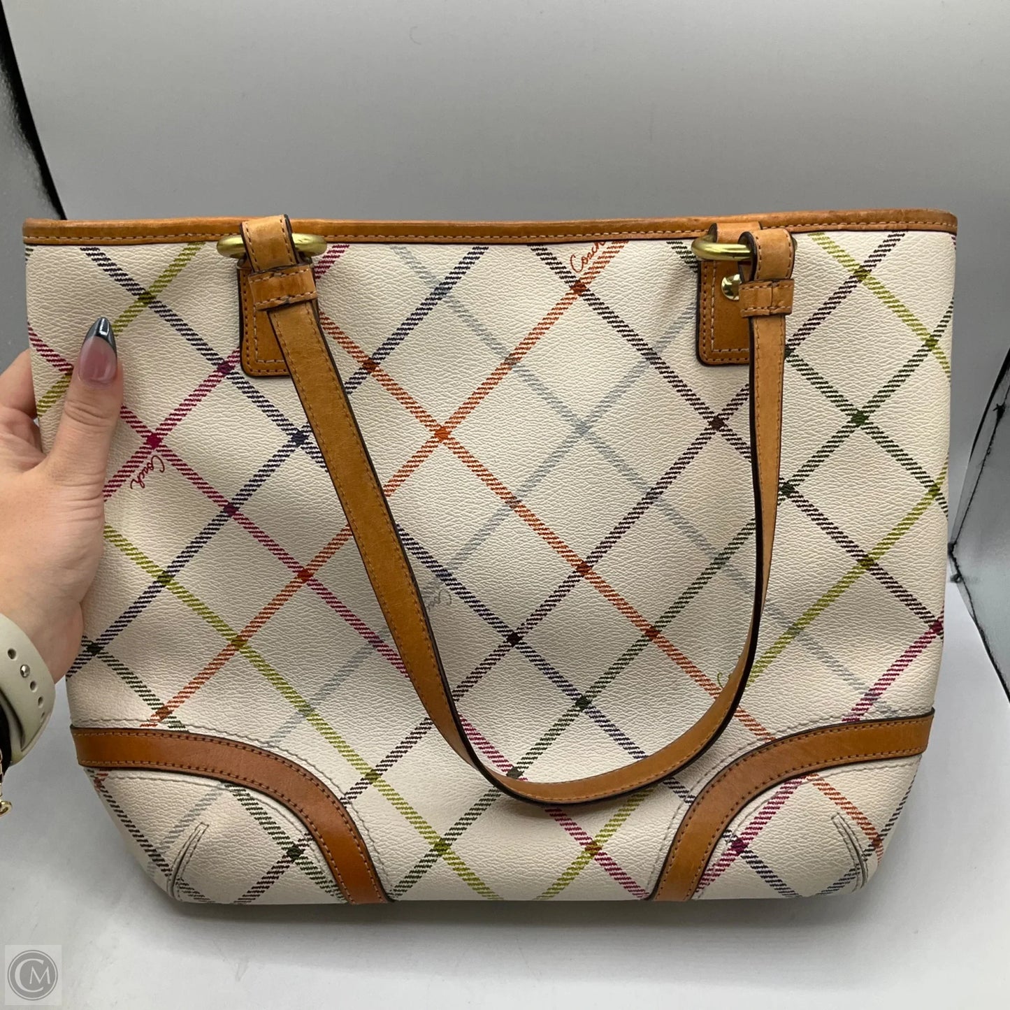 Handbag Designer By Coach, Size: Medium