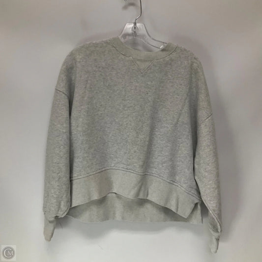 Sweatshirt Crewneck By Abercrombie And Fitch In Grey, Size: S
