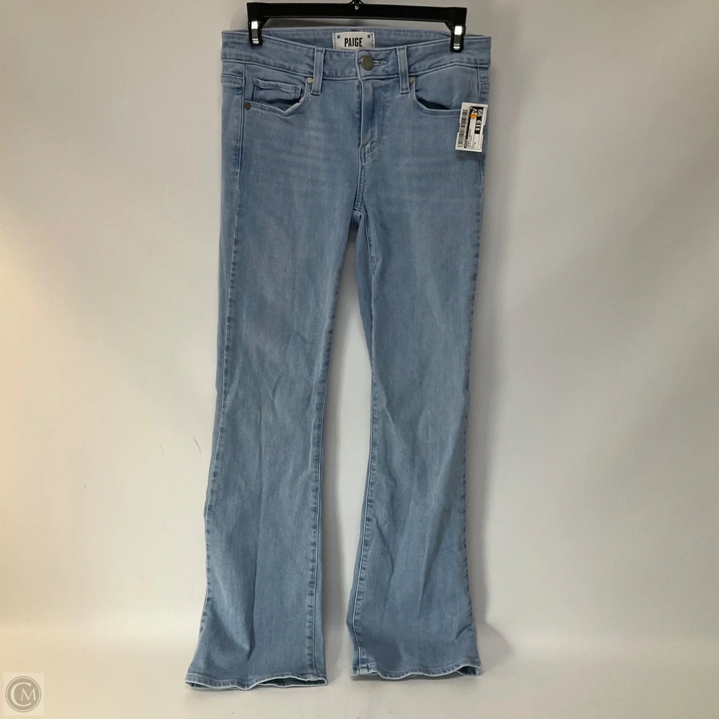 Jeans Straight By Paige In Blue Denim, Size: 2