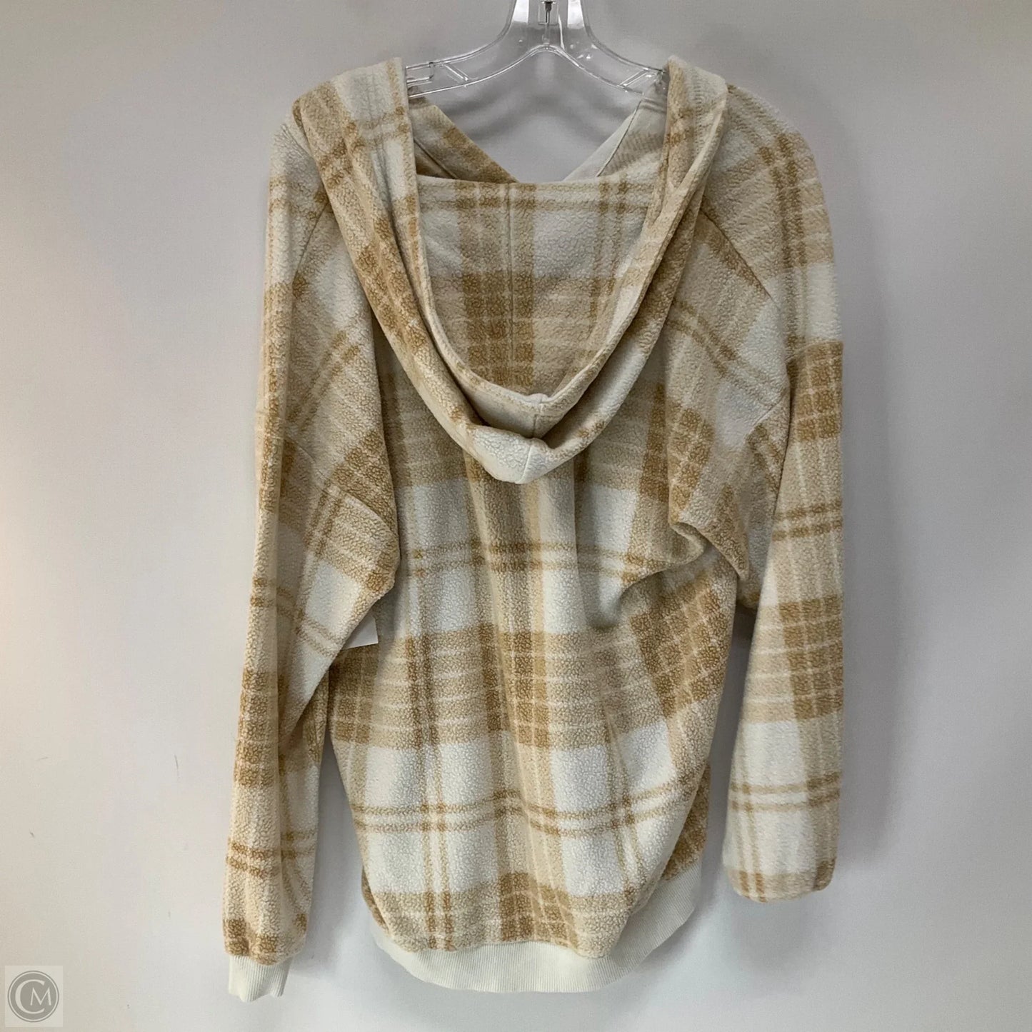 Top Long Sleeve By Aerie In Tan, Size: S