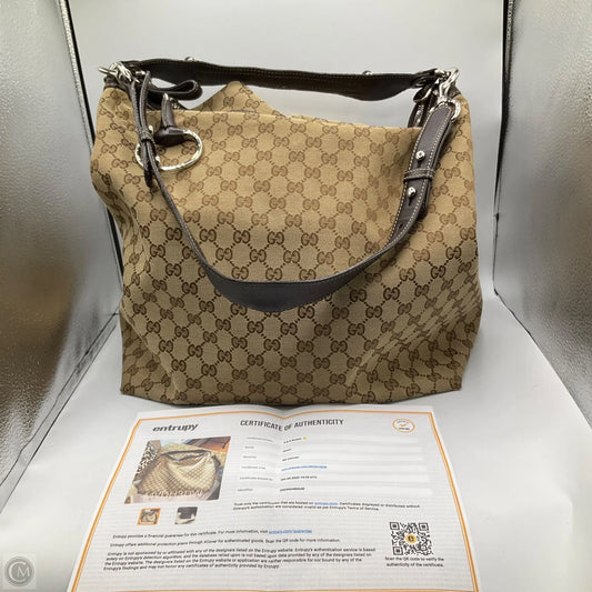 Handbag Luxury Designer By Gucci, Size: Large