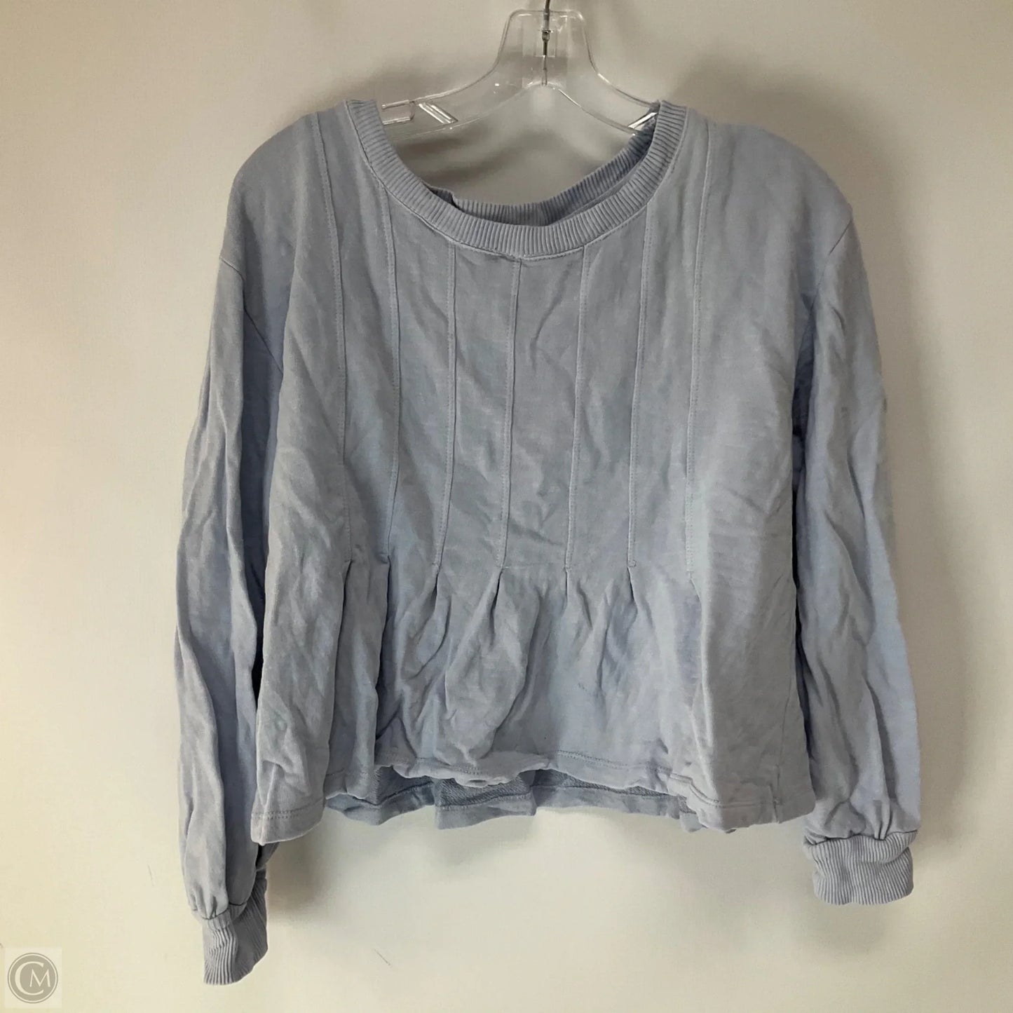 Top Long Sleeve By Pilcro In Blue, Size: M
