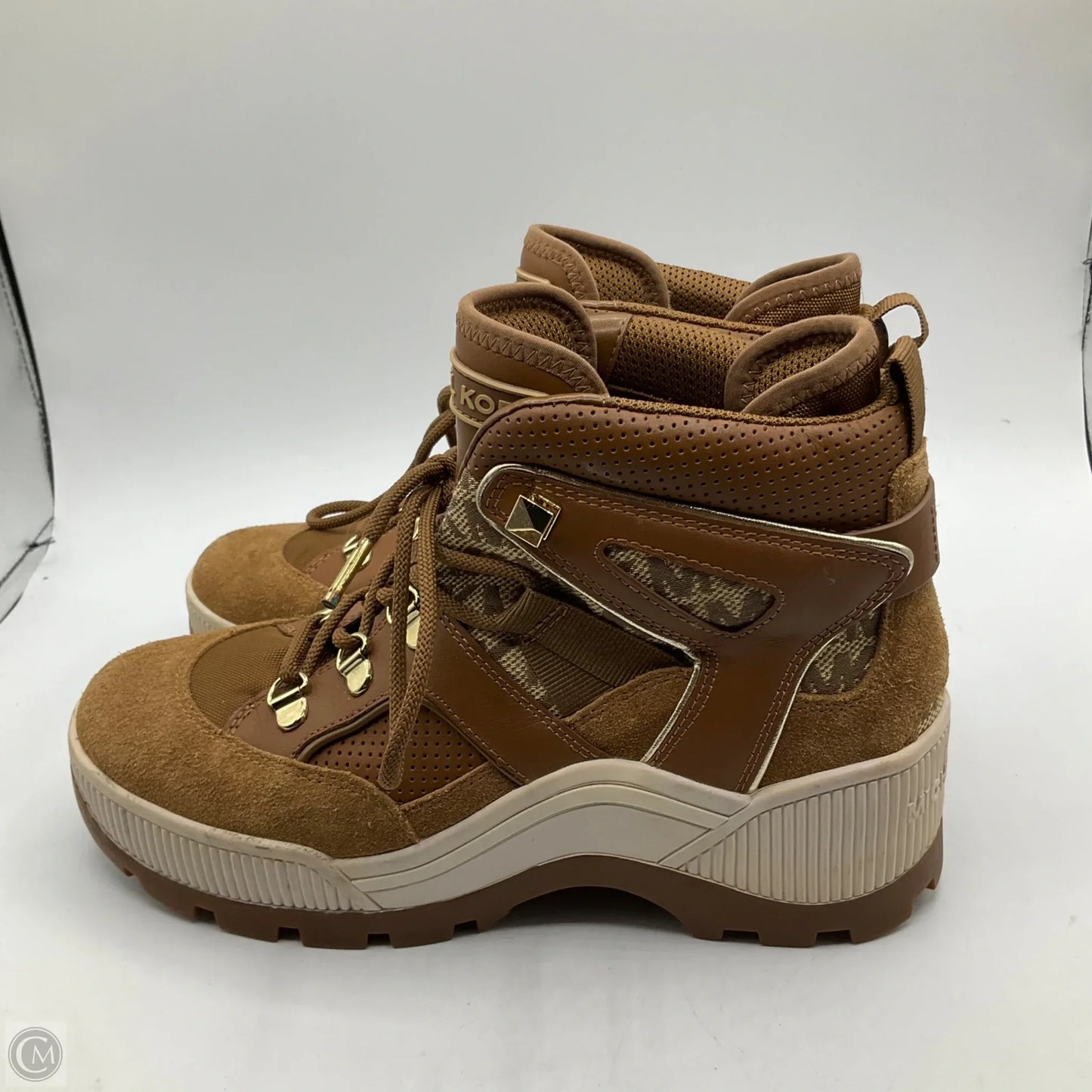 Boots Ankle Flats By Michael By Michael Kors In Brown, Size: 6.5