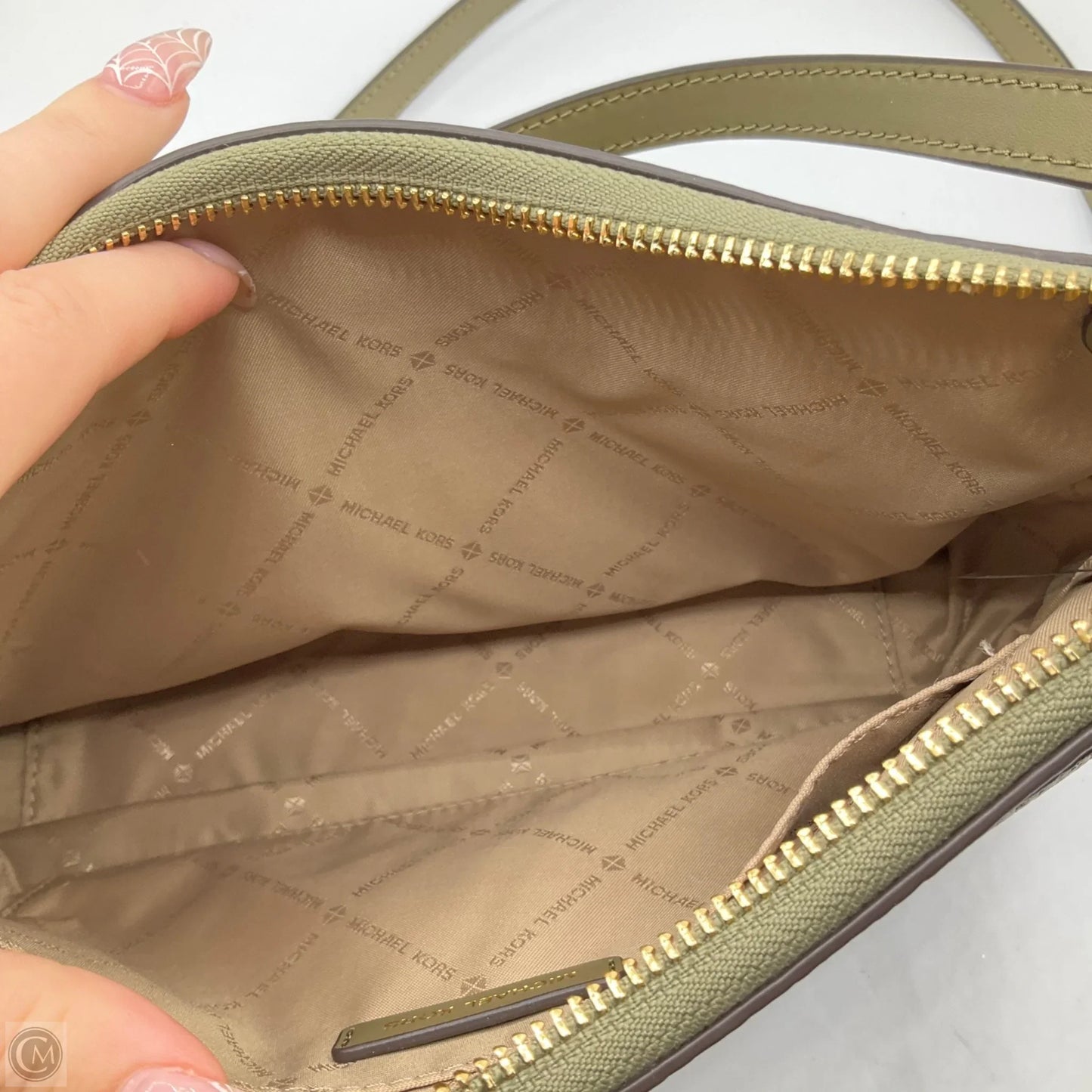 Crossbody Designer By Michael Kors, Size: Medium