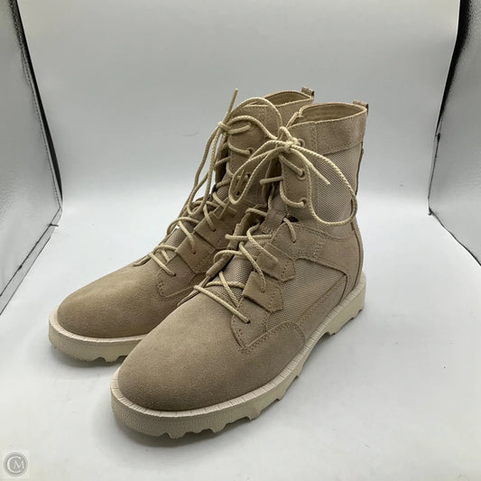 Boots Ankle Flats By Sorel In Cream, Size: 8.5