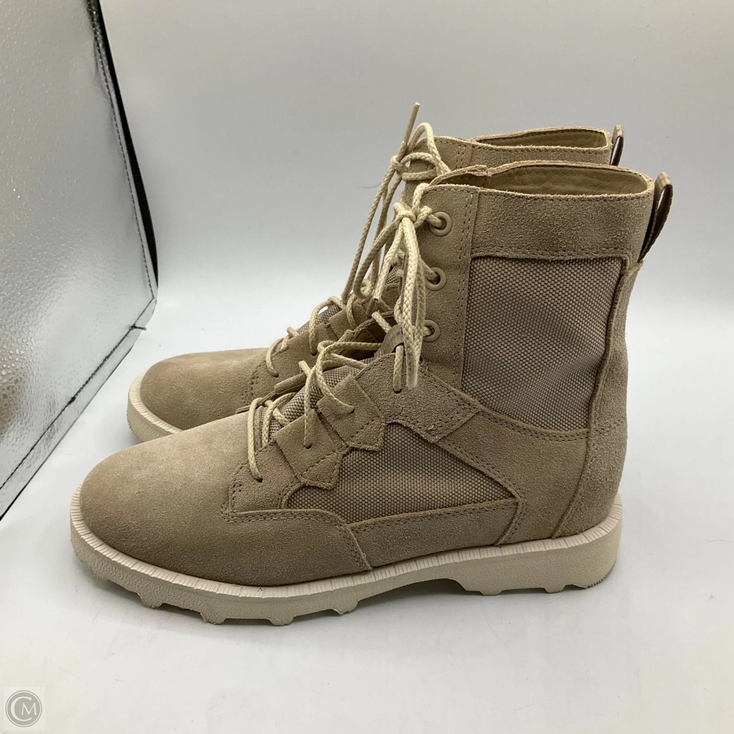 Boots Ankle Flats By Sorel In Cream, Size: 8.5