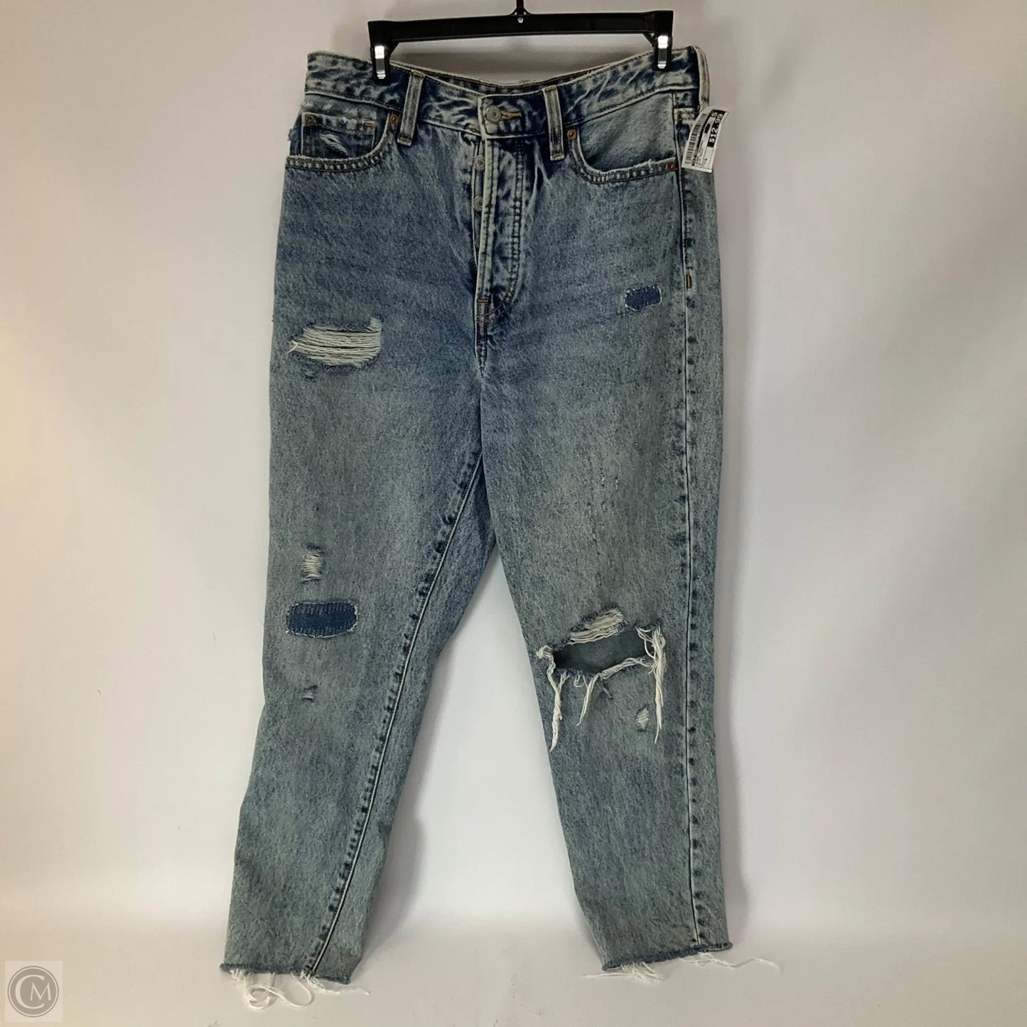 Jeans Cropped By Old Navy In Blue Denim, Size: 6