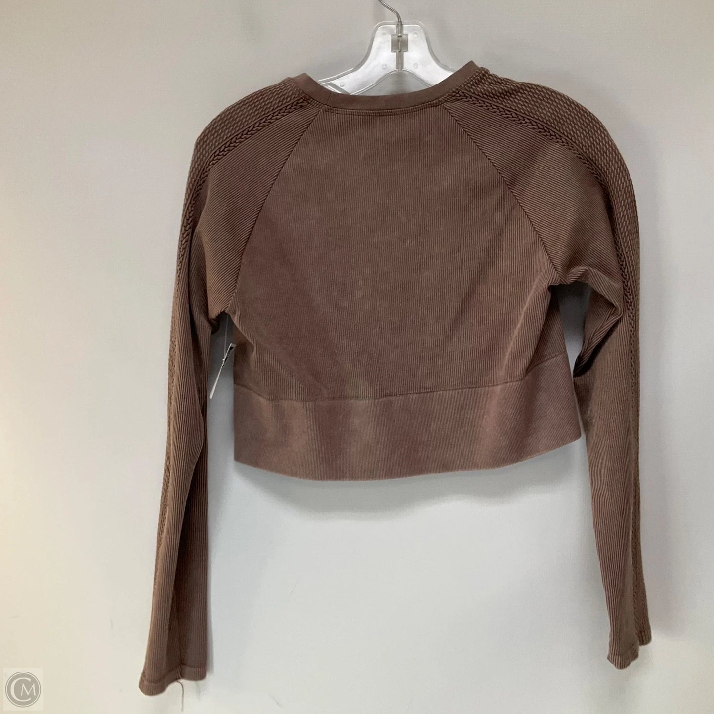 Top Long Sleeve By Aerie In Mauve, Size: L