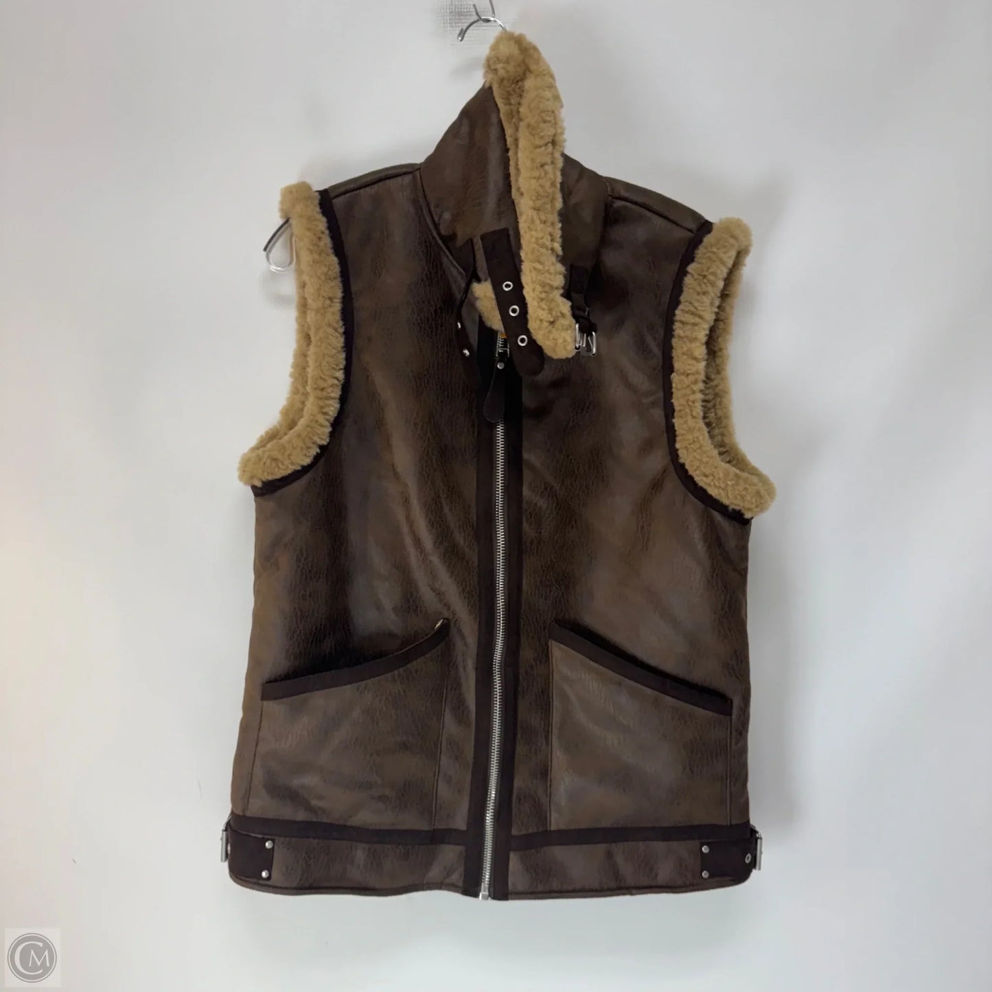 Vest Other By 7 For All Mankind In Brown, Size: M