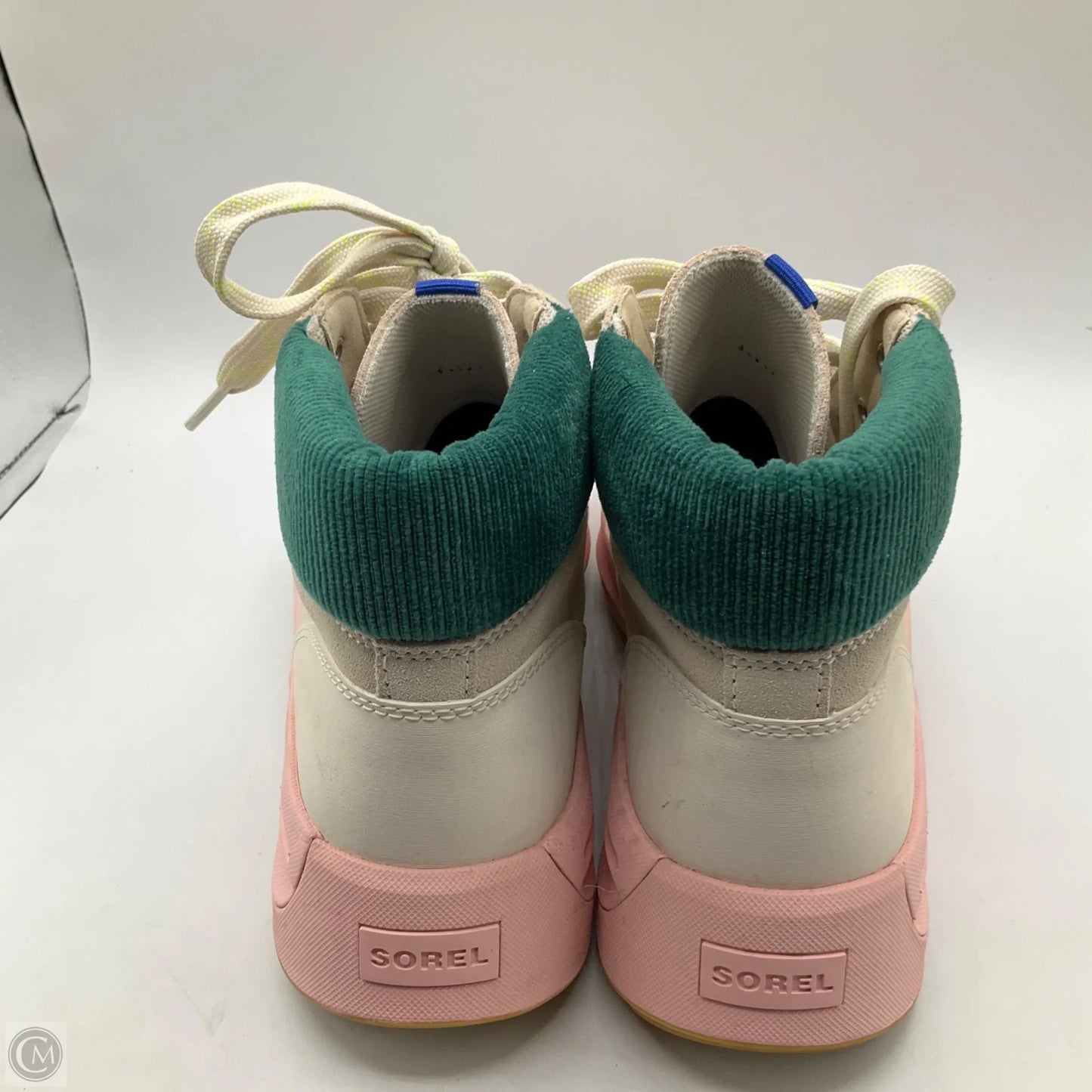 Shoes Hiking By Sorel In Cream & Pink, Size: 9
