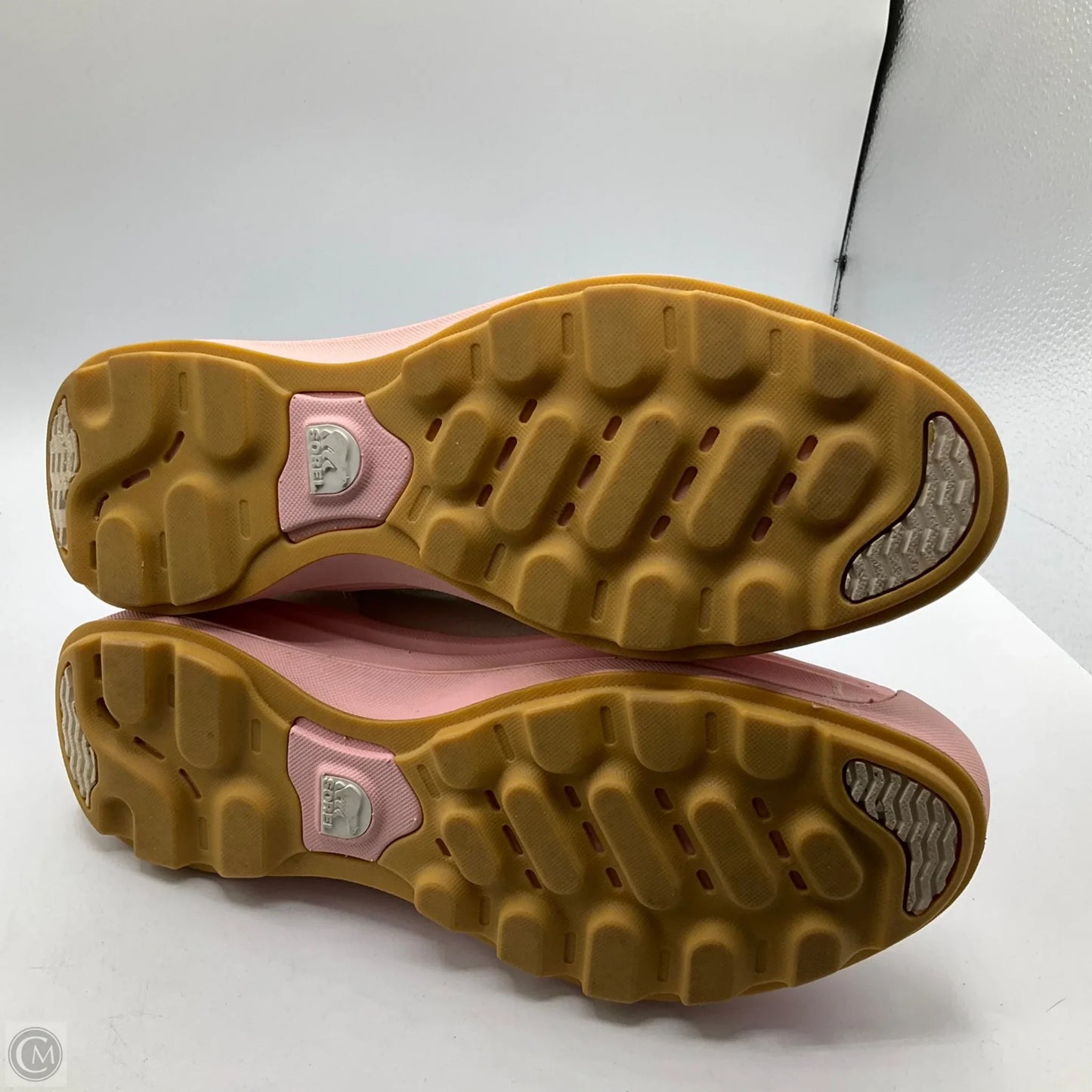 Shoes Hiking By Sorel In Cream & Pink, Size: 9