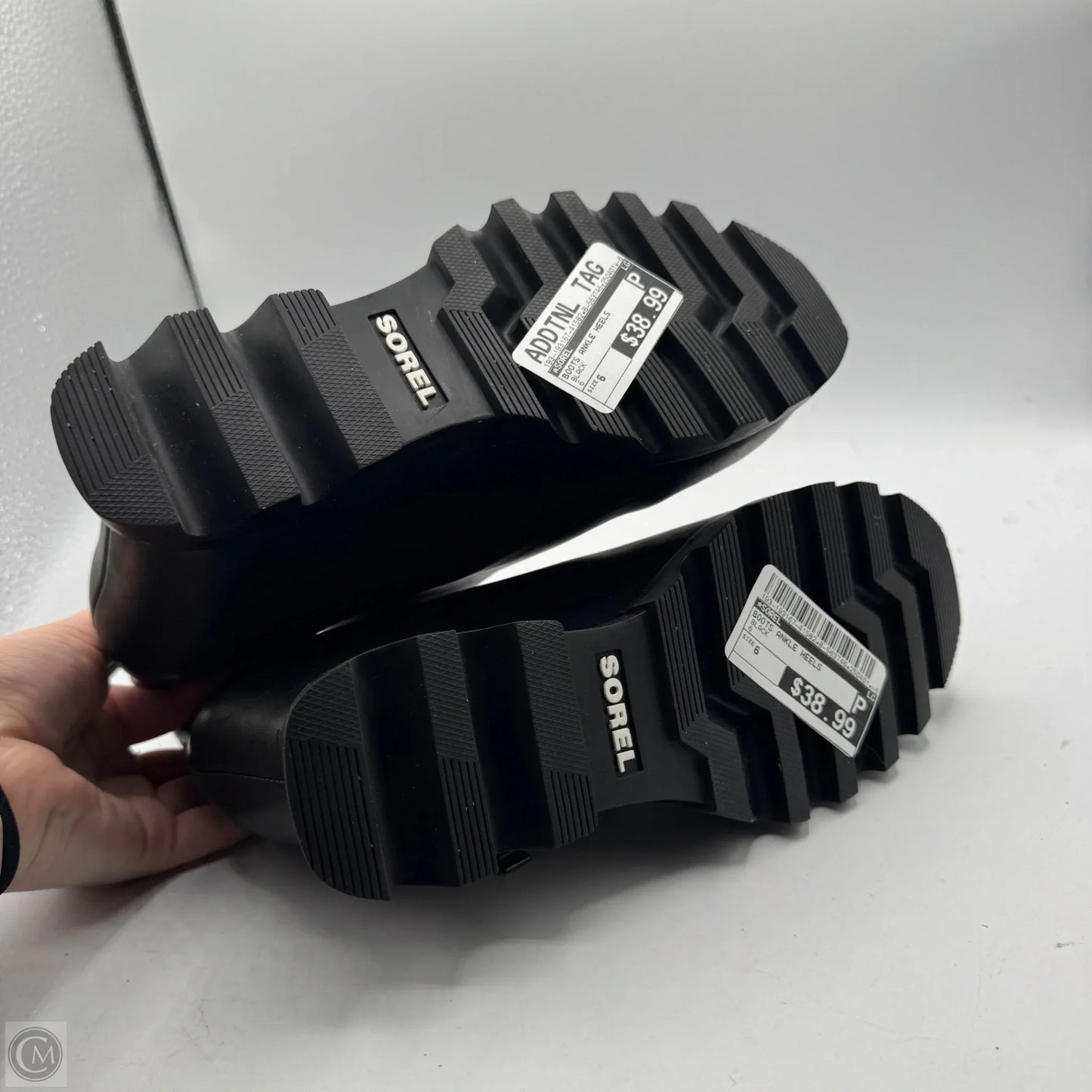 Boots Ankle Heels By Sorel In Black, Size: 6