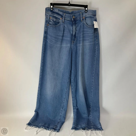 Jeans Wide Leg By Gap In Blue Denim, Size: 6
