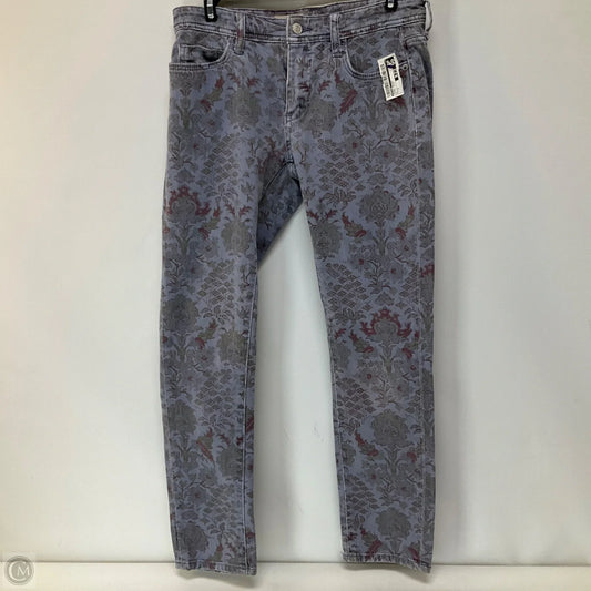 Jeans Skinny By Pilcro In Floral Print, Size: 2