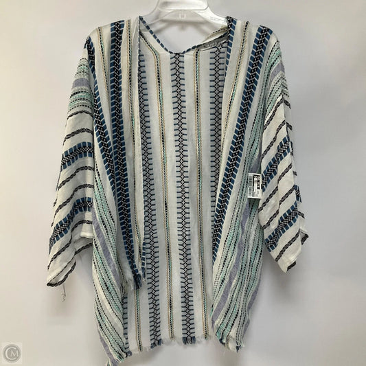 Kimono By Michael Stars In Blue & White, Size: Osfm